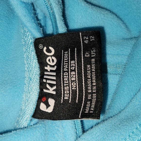 Killtec sporty blue fleece top - Picture 8 of 9